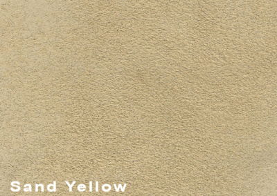 SUÈDE Sand Yellow lederen vloeren en lederen wanden